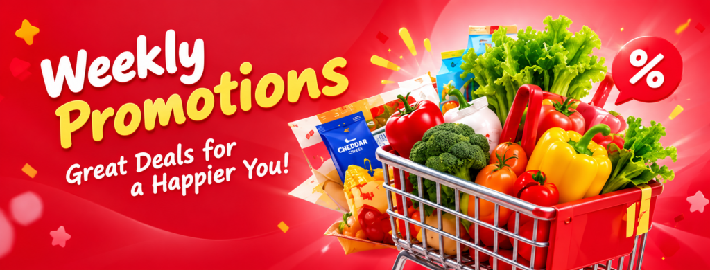 weekly promotions grocery showcase